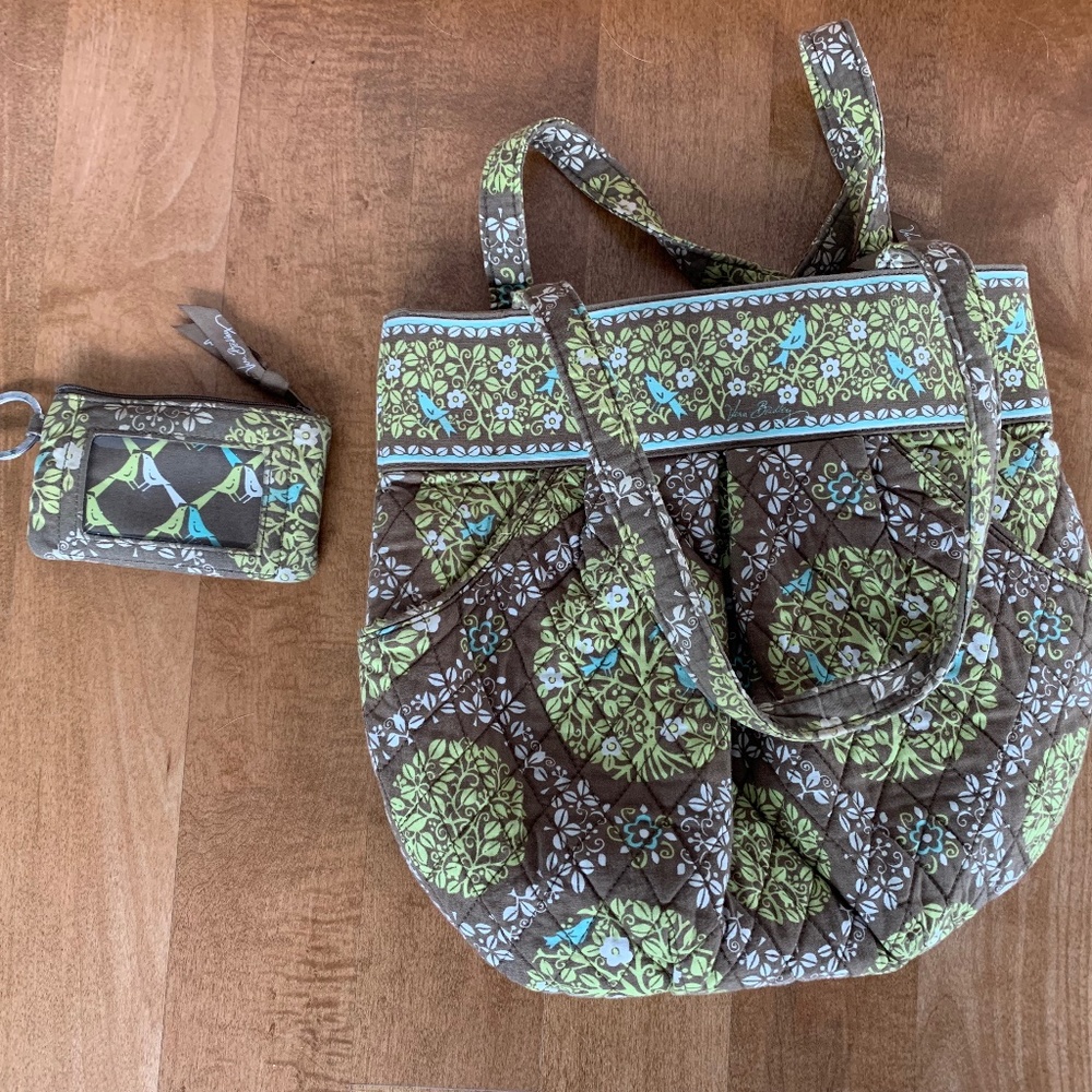 Vera Bradley purse and wallet set